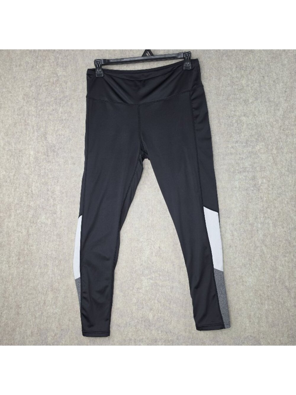 Zone Pro Women's Active Leggings Black Colorblock High-Waisted Stretch Size 1X